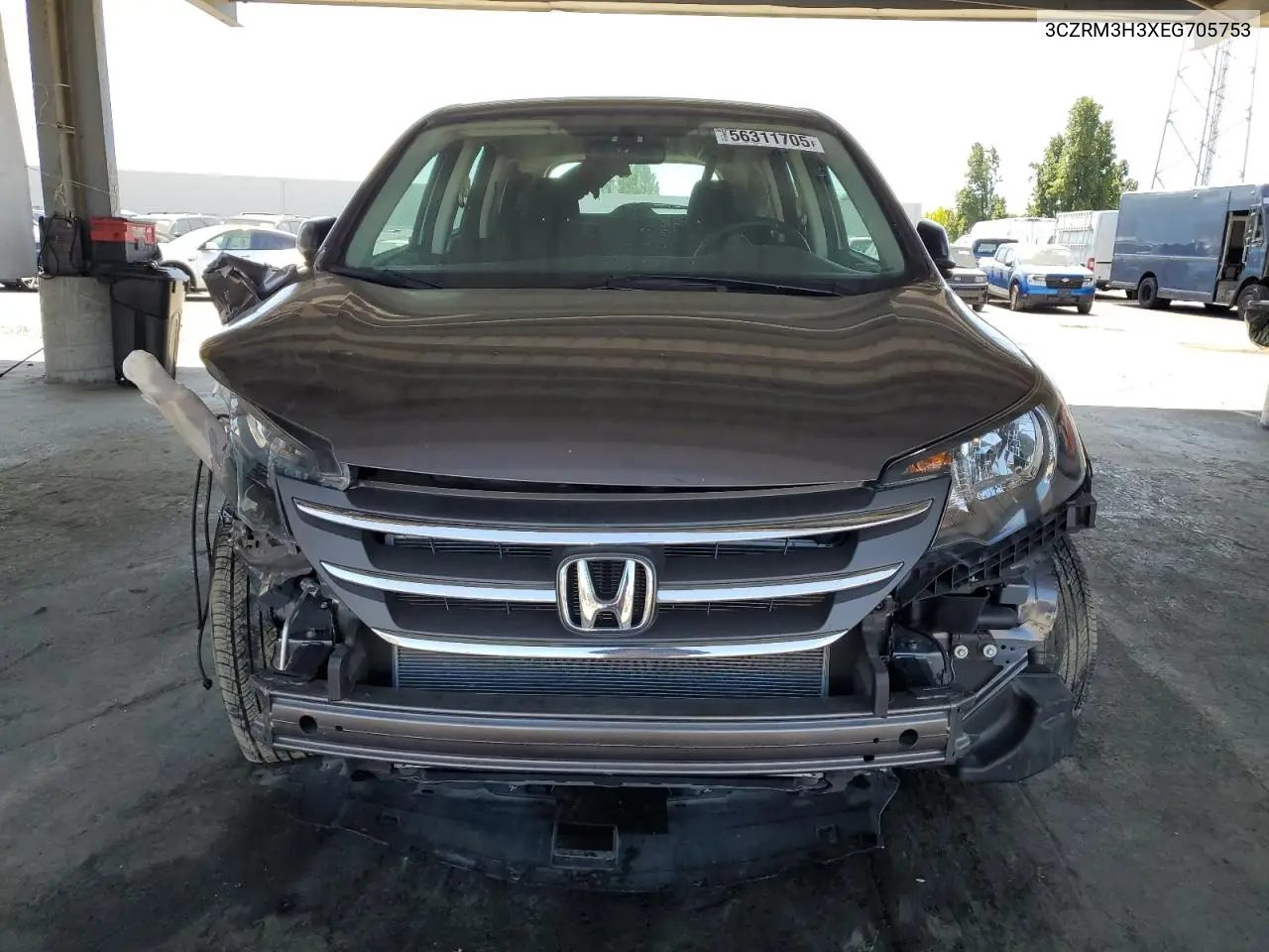 2014 Honda Cr-V Lx VIN: 3CZRM3H3XEG705753 Lot: 56311705