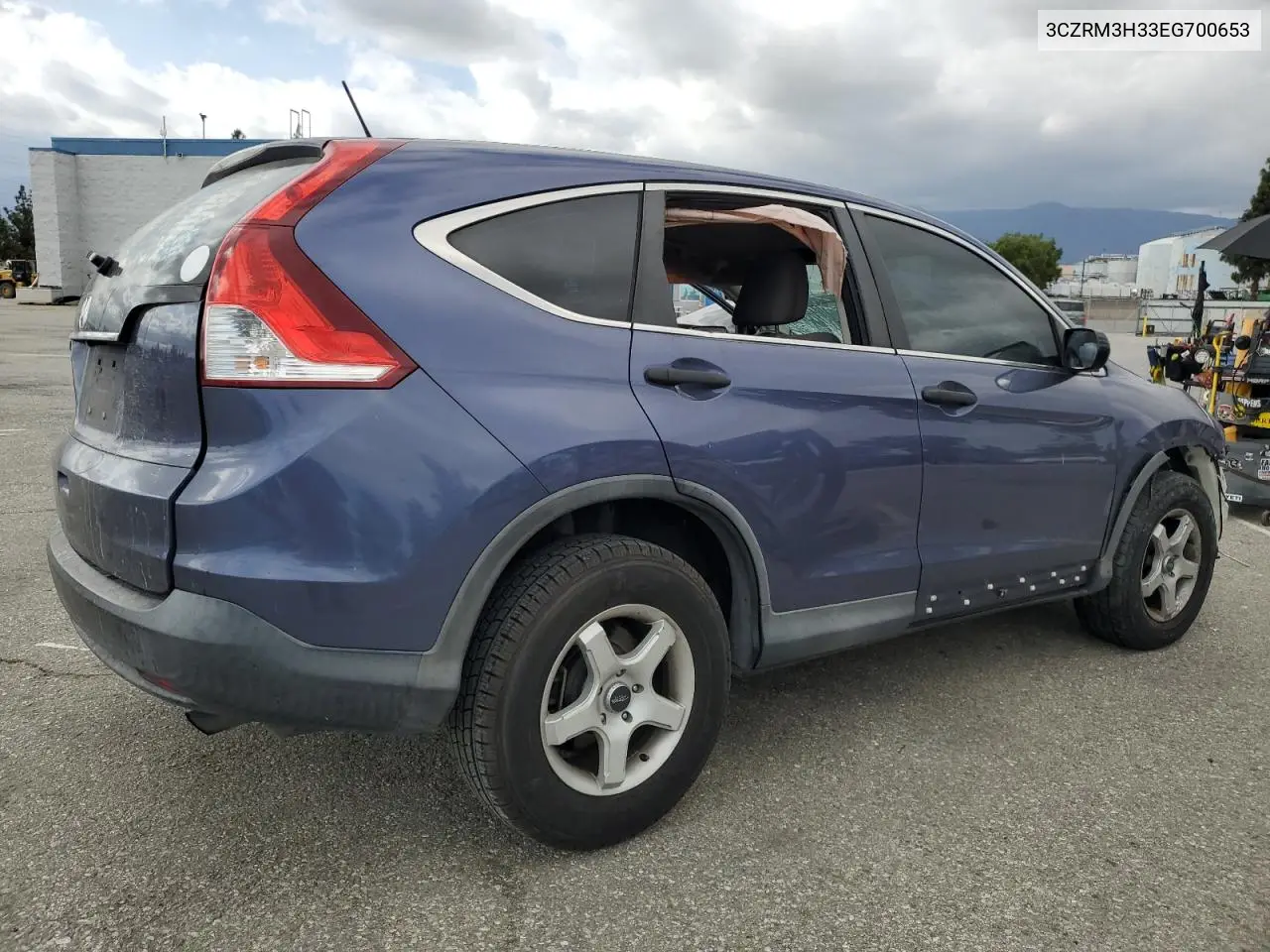 2014 Honda Cr-V Lx VIN: 3CZRM3H33EG700653 Lot: 56373835