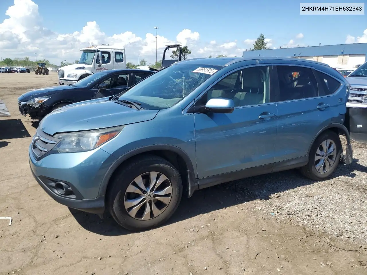 2014 Honda Cr-V Exl VIN: 2HKRM4H71EH632343 Lot: 56654575