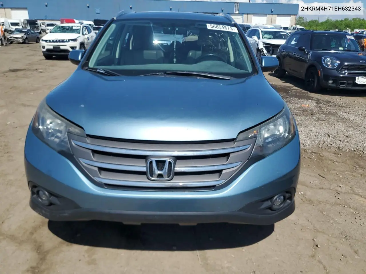 2014 Honda Cr-V Exl VIN: 2HKRM4H71EH632343 Lot: 56654575