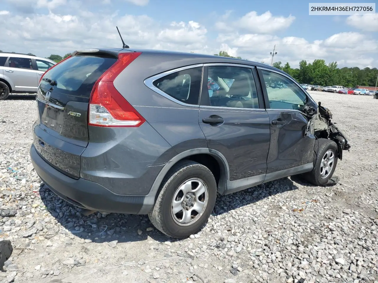 2014 Honda Cr-V Lx VIN: 2HKRM4H36EH727056 Lot: 56673845