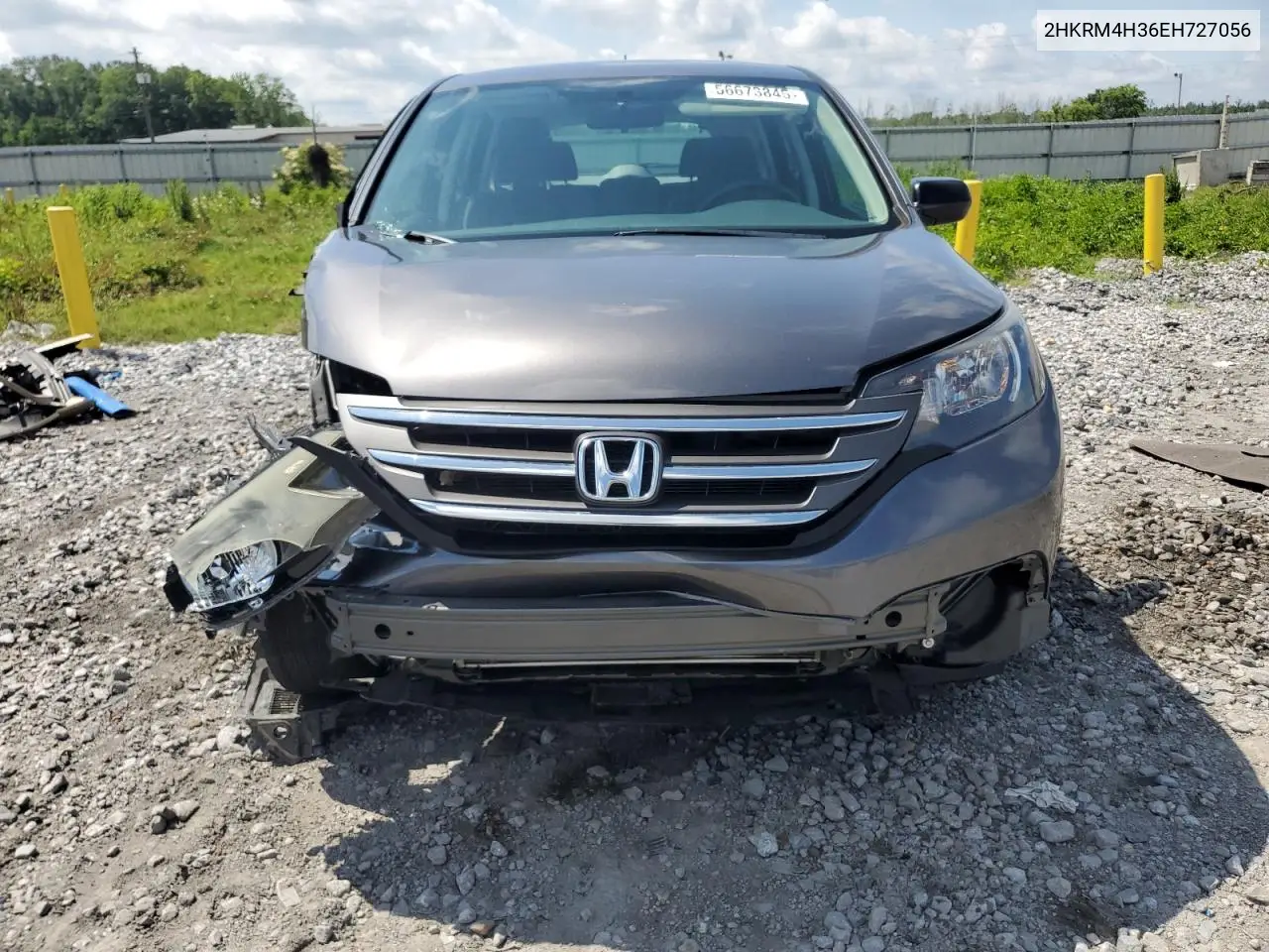 2014 Honda Cr-V Lx VIN: 2HKRM4H36EH727056 Lot: 56673845