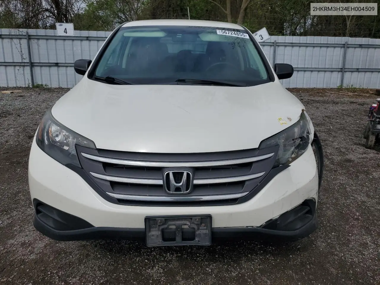 2014 Honda Cr-V Lx VIN: 2HKRM3H34EH004509 Lot: 56724855