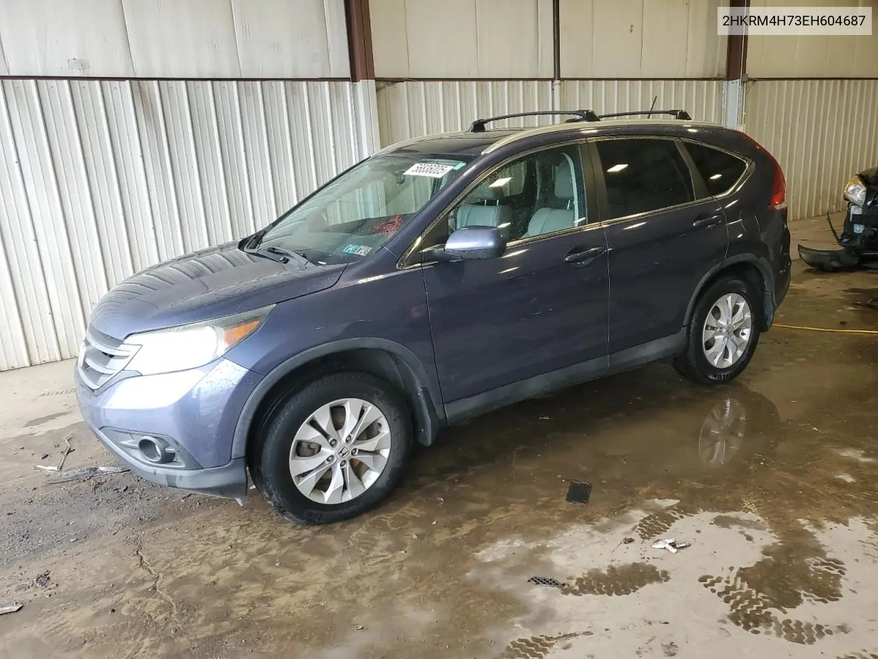 2014 Honda Cr-V Exl VIN: 2HKRM4H73EH604687 Lot: 56836005