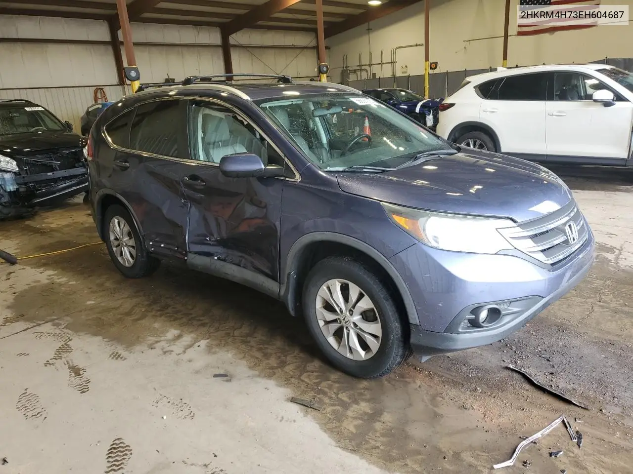 2014 Honda Cr-V Exl VIN: 2HKRM4H73EH604687 Lot: 56836005