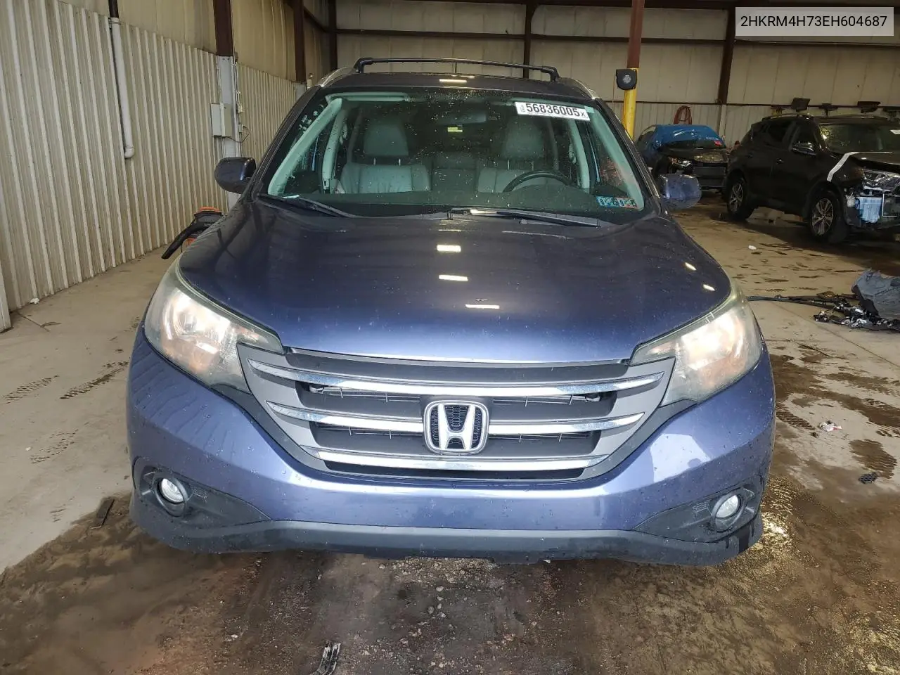 2014 Honda Cr-V Exl VIN: 2HKRM4H73EH604687 Lot: 56836005