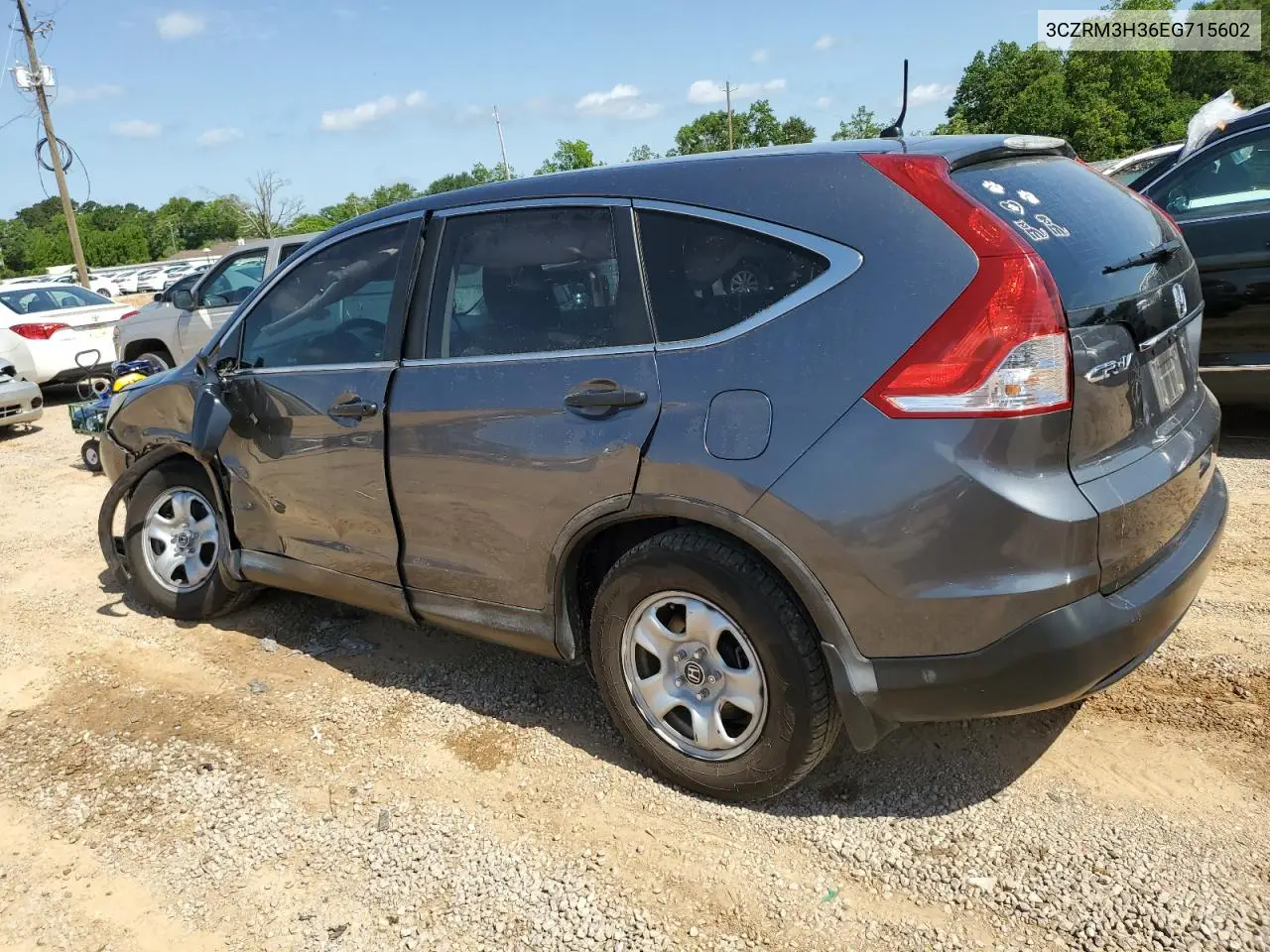 2014 Honda Cr-V Lx VIN: 3CZRM3H36EG715602 Lot: 56853625