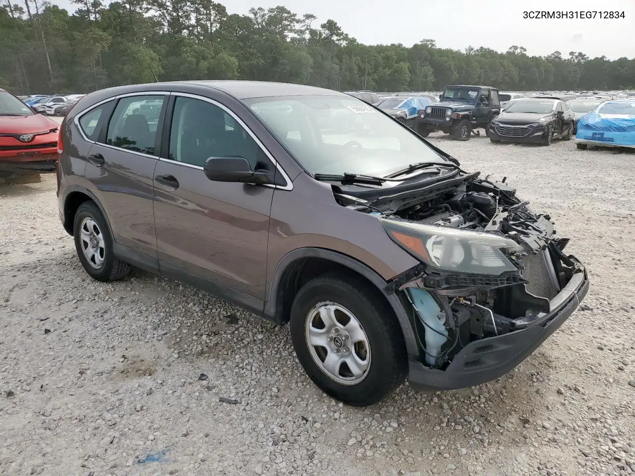 2014 Honda Cr-V Lx VIN: 3CZRM3H31EG712834 Lot: 56984165