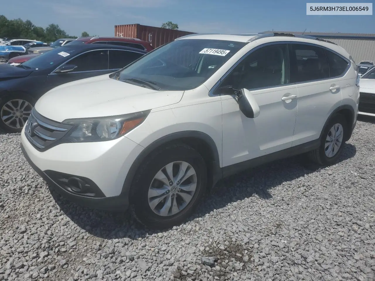 2014 Honda Cr-V Exl VIN: 5J6RM3H73EL006549 Lot: 57119495