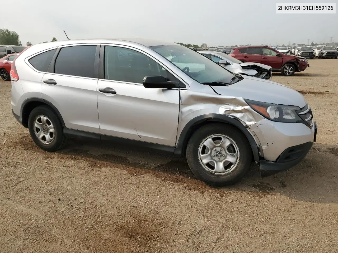 2014 Honda Cr-V Lx VIN: 2HKRM3H31EH559126 Lot: 59174005