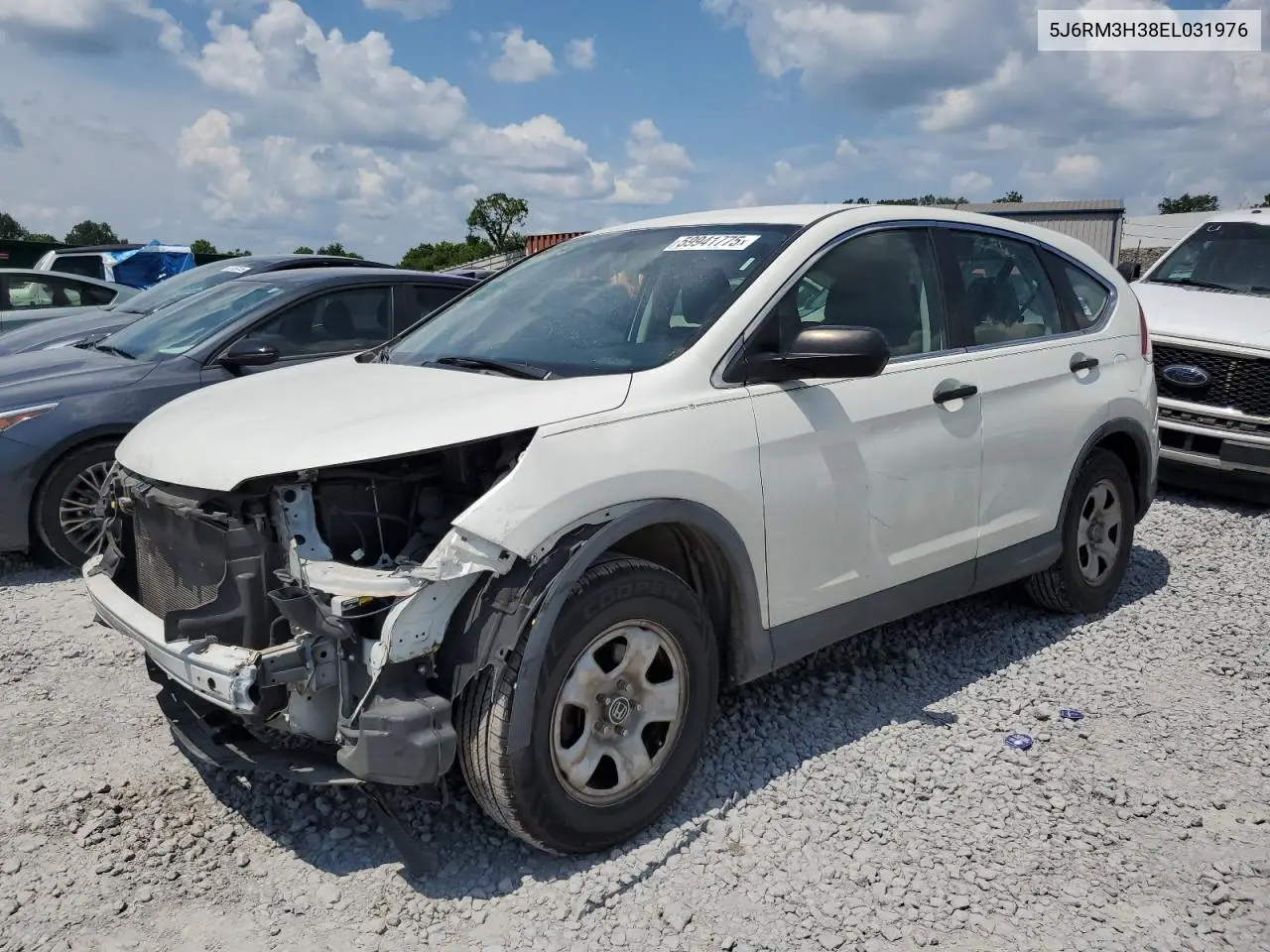 2014 Honda Cr-V Lx VIN: 5J6RM3H38EL031976 Lot: 59941775