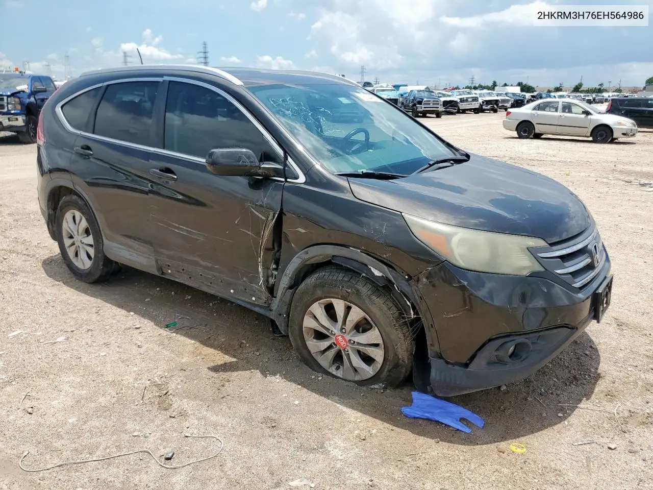 2014 Honda Cr-V Exl VIN: 2HKRM3H76EH564986 Lot: 61446915
