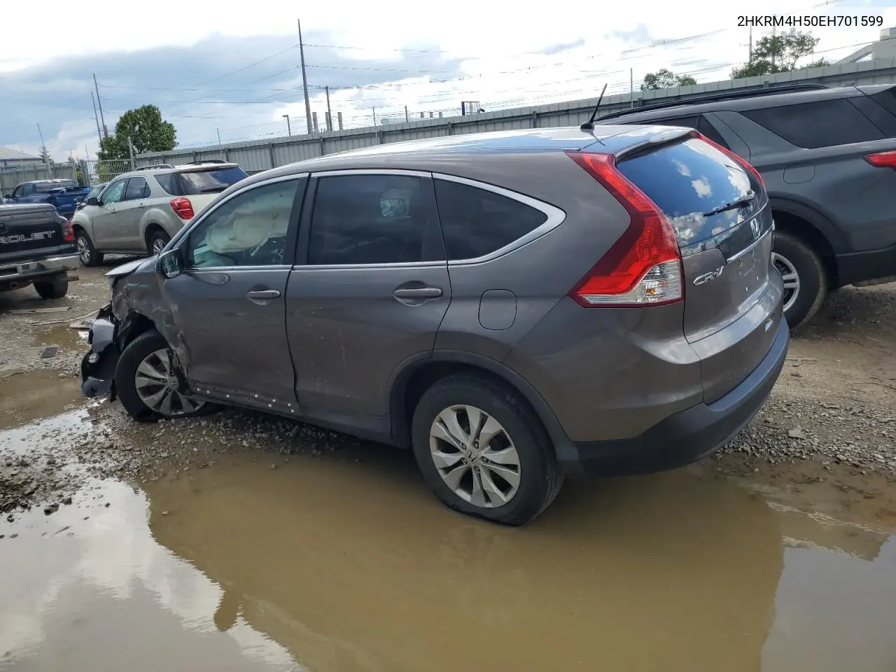 2014 Honda Cr-V Ex VIN: 2HKRM4H50EH701599 Lot: 61661325