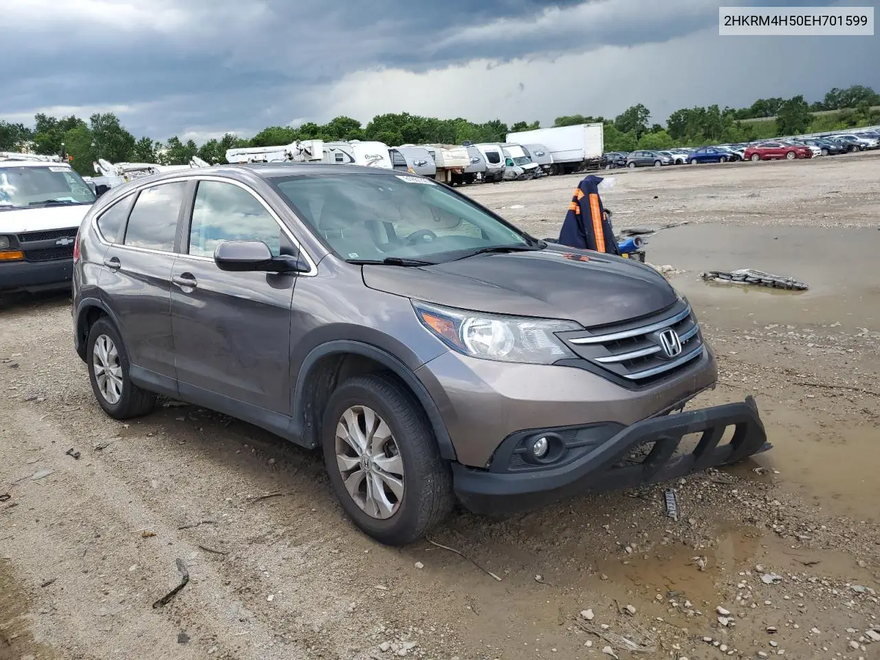 2014 Honda Cr-V Ex VIN: 2HKRM4H50EH701599 Lot: 61661325
