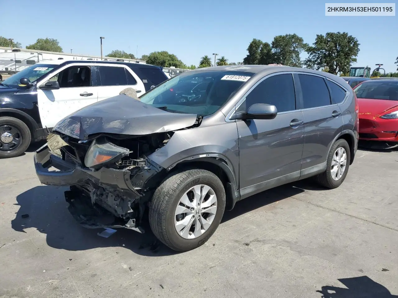 2014 Honda Cr-V Ex VIN: 2HKRM3H53EH501195 Lot: 61812075