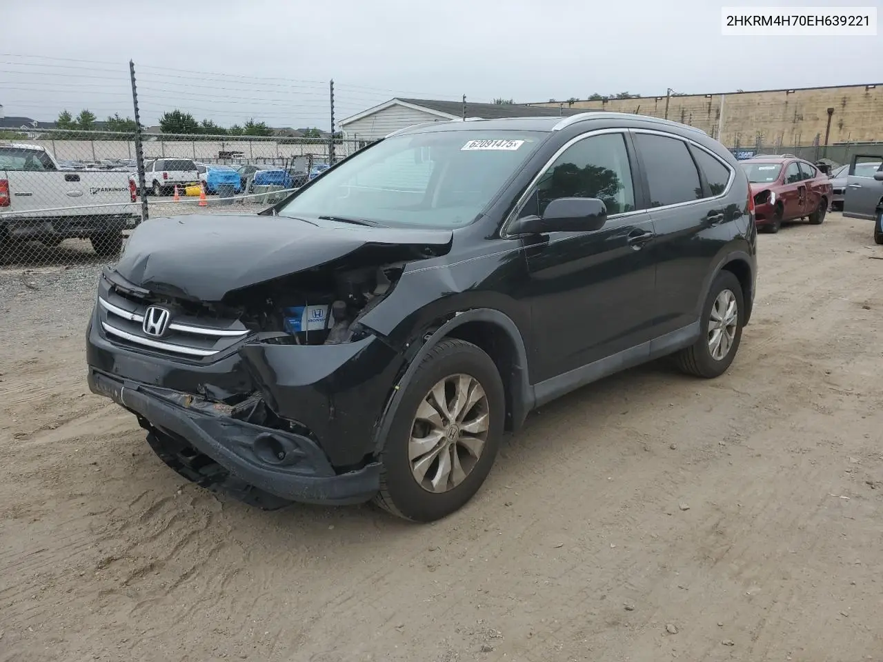 2014 Honda Cr-V Exl VIN: 2HKRM4H70EH639221 Lot: 62091475