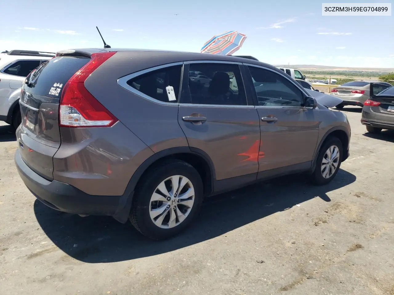 2014 Honda Cr-V Ex VIN: 3CZRM3H59EG704899 Lot: 62230485