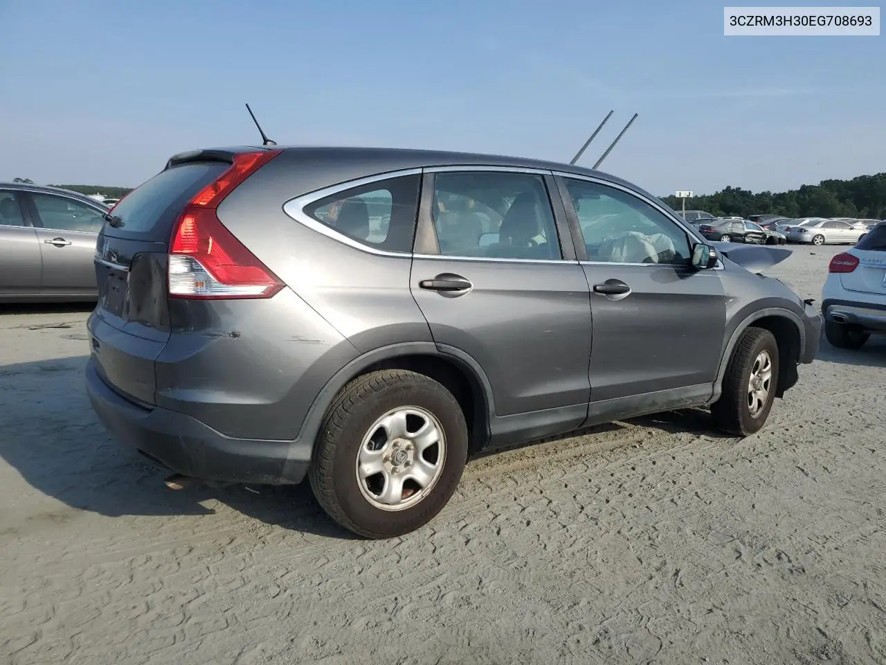 2014 Honda Cr-V Lx VIN: 3CZRM3H30EG708693 Lot: 62345515