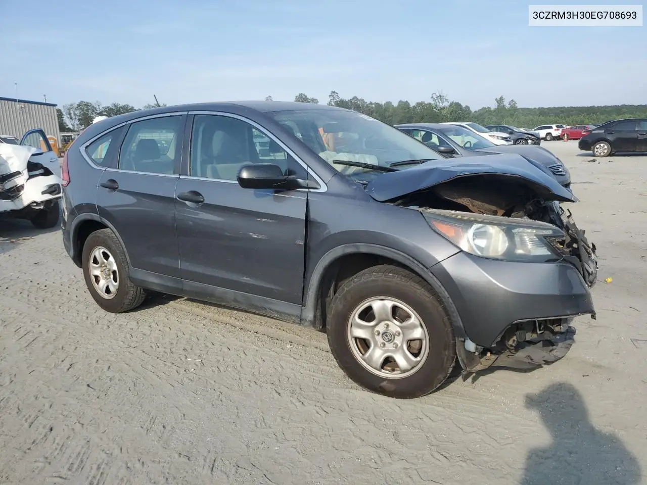 2014 Honda Cr-V Lx VIN: 3CZRM3H30EG708693 Lot: 62345515