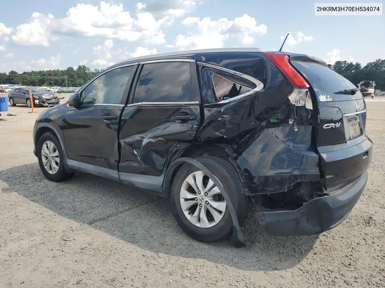 2014 Honda Cr-V Exl VIN: 2HKRM3H70EH534074 Lot: 62815785