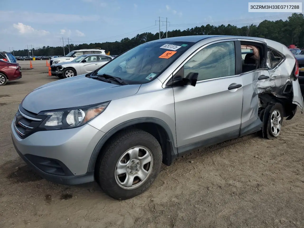 2014 Honda Cr-V Lx VIN: 3CZRM3H33EG717288 Lot: 62831375