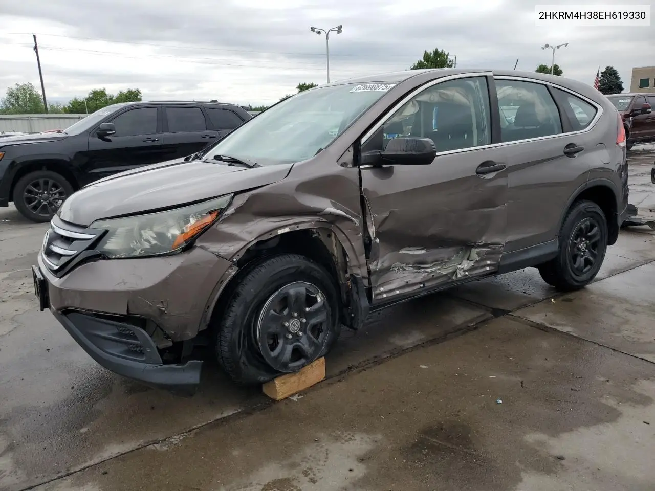 2014 Honda Cr-V Lx VIN: 2HKRM4H38EH619330 Lot: 62890875