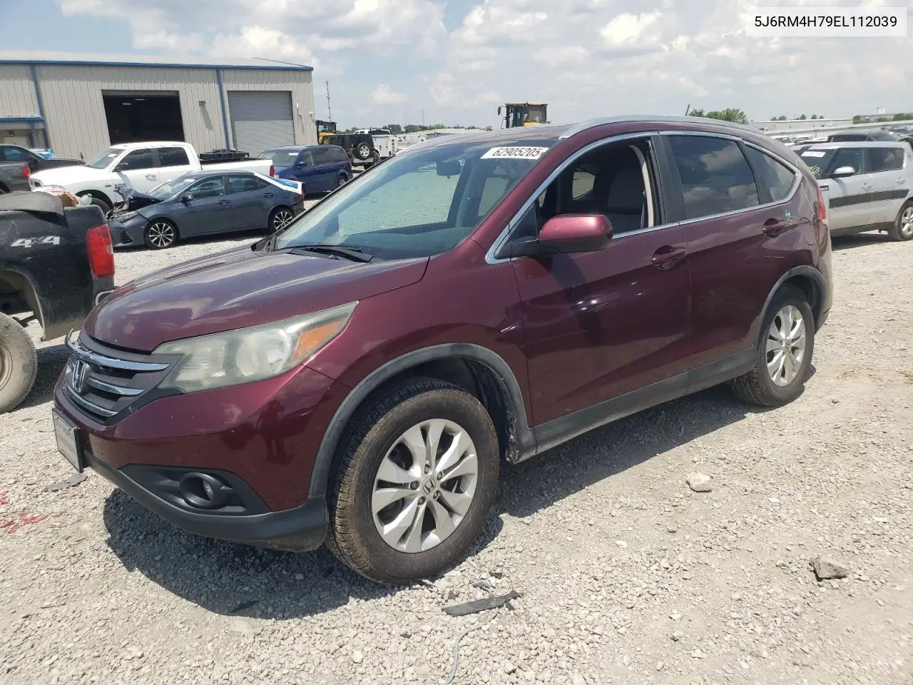 2014 Honda Cr-V Exl VIN: 5J6RM4H79EL112039 Lot: 62905205