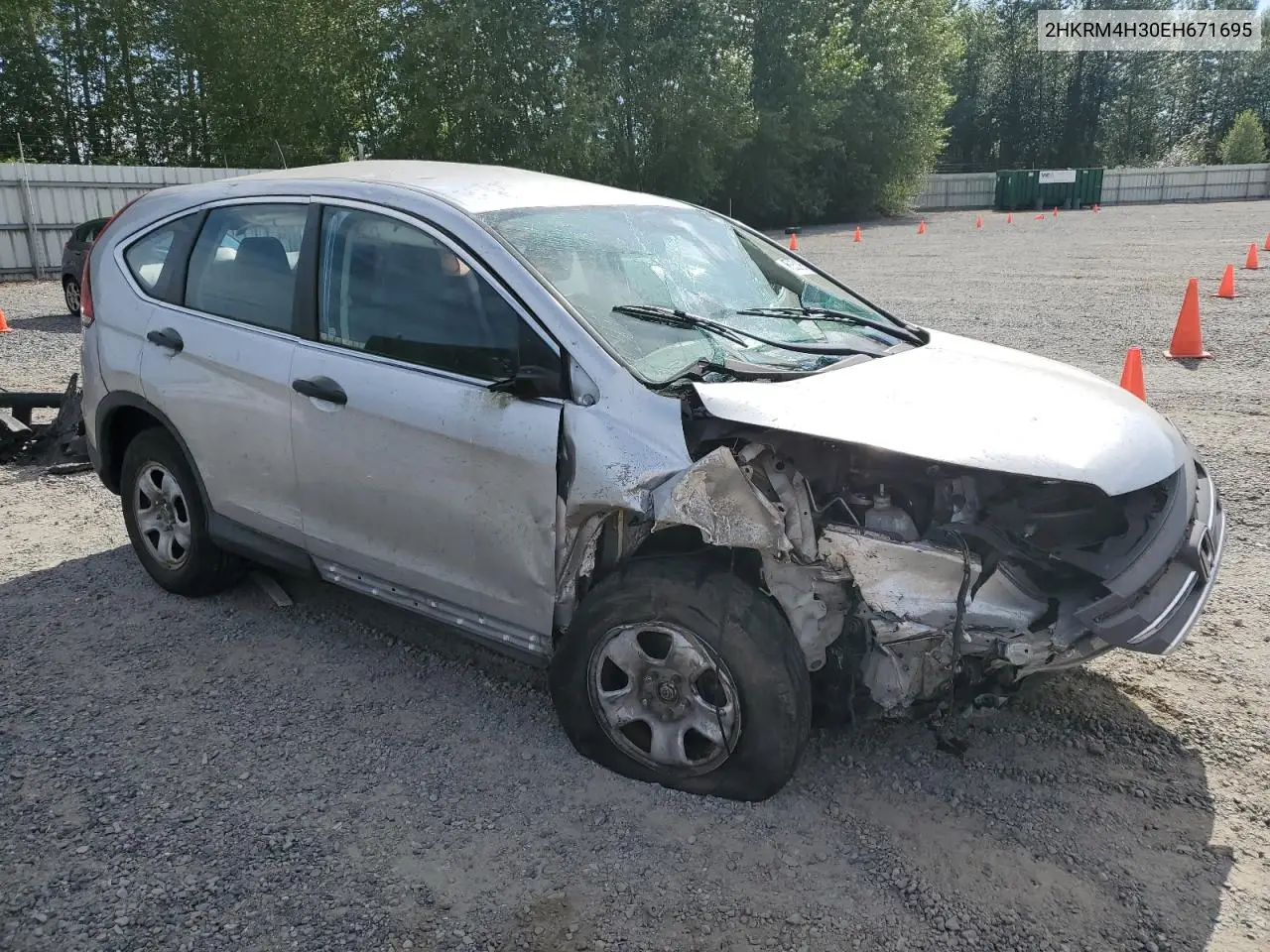 2014 Honda Cr-V Lx VIN: 2HKRM4H30EH671695 Lot: 65363195