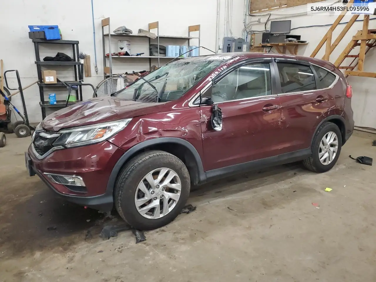 2015 Honda Cr-V Ex VIN: 5J6RM4H53FL095996 Lot: 55175365