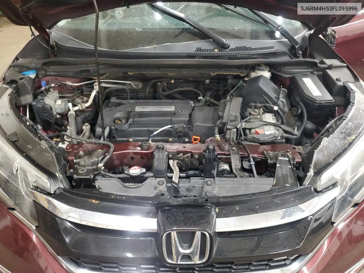 2015 Honda Cr-V Ex VIN: 5J6RM4H53FL095996 Lot: 55175365