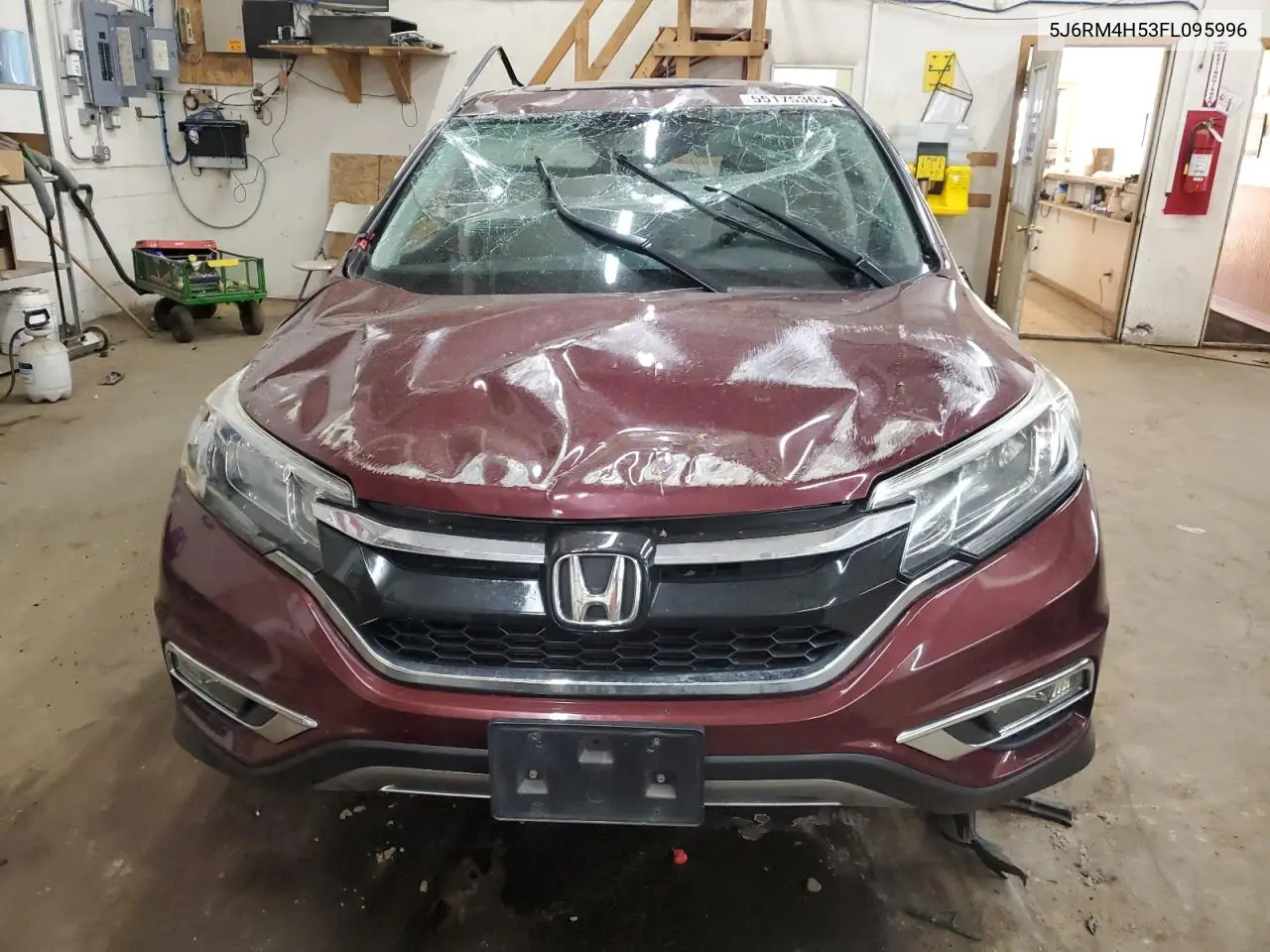 2015 Honda Cr-V Ex VIN: 5J6RM4H53FL095996 Lot: 55175365