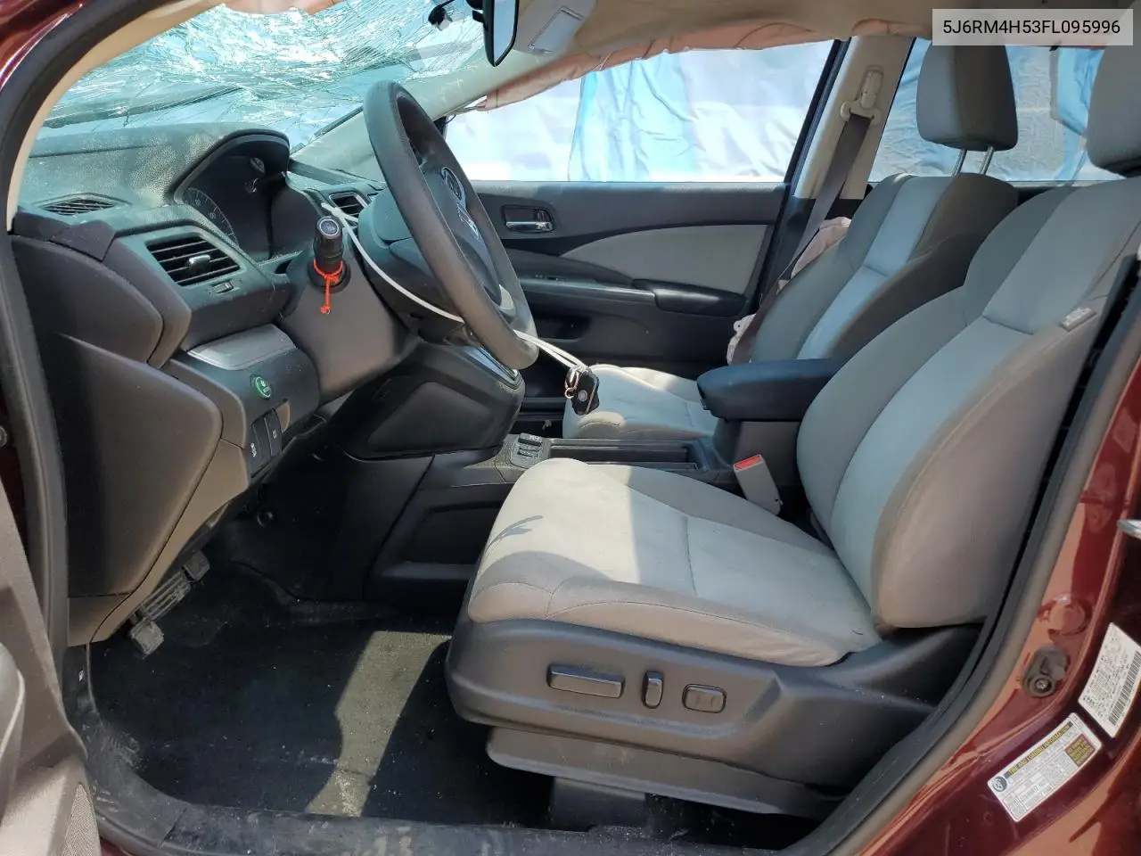 2015 Honda Cr-V Ex VIN: 5J6RM4H53FL095996 Lot: 55175365