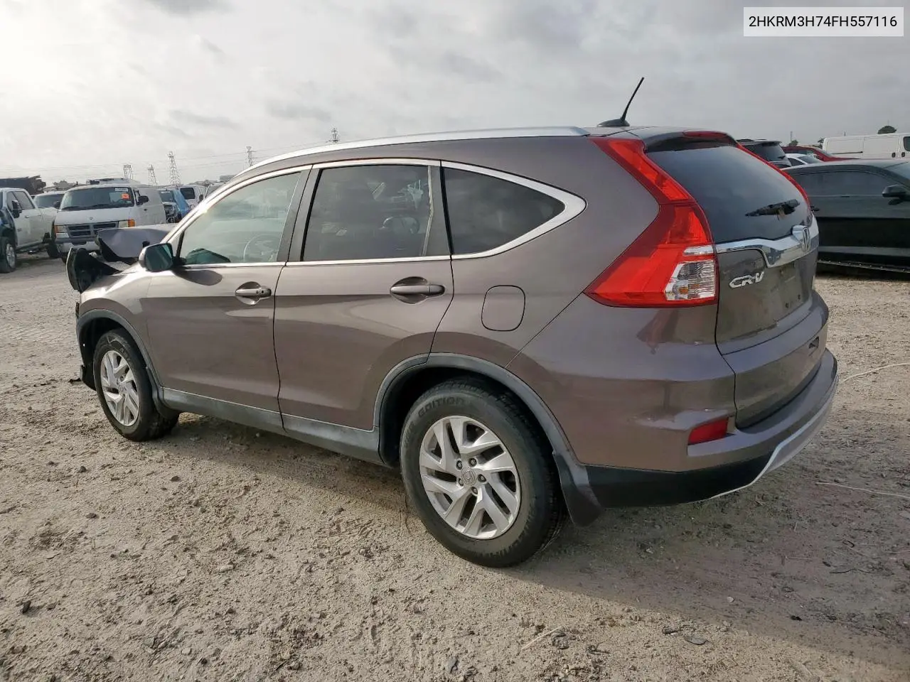 2015 Honda Cr-V Exl VIN: 2HKRM3H74FH557116 Lot: 56243245