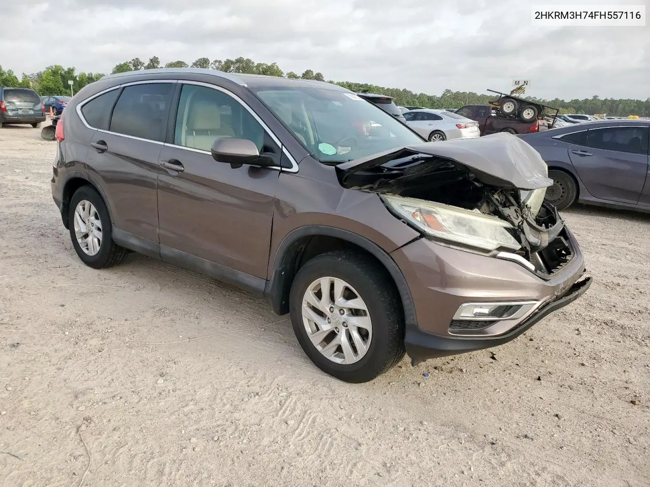 2015 Honda Cr-V Exl VIN: 2HKRM3H74FH557116 Lot: 56243245