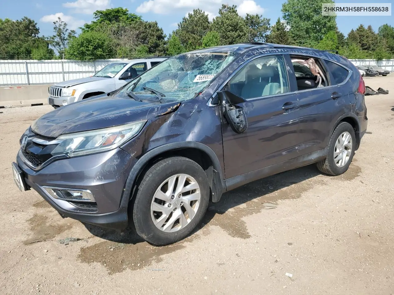 2015 Honda Cr-V Ex VIN: 2HKRM3H58FH558638 Lot: 56898225