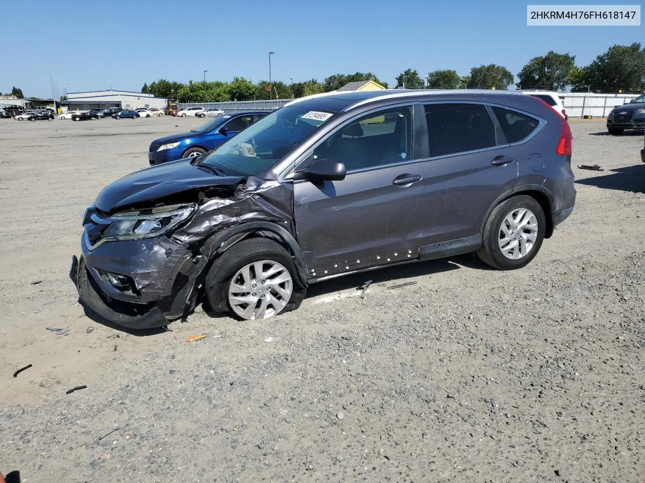 2015 Honda Cr-V Exl VIN: 2HKRM4H76FH618147 Lot: 61294695