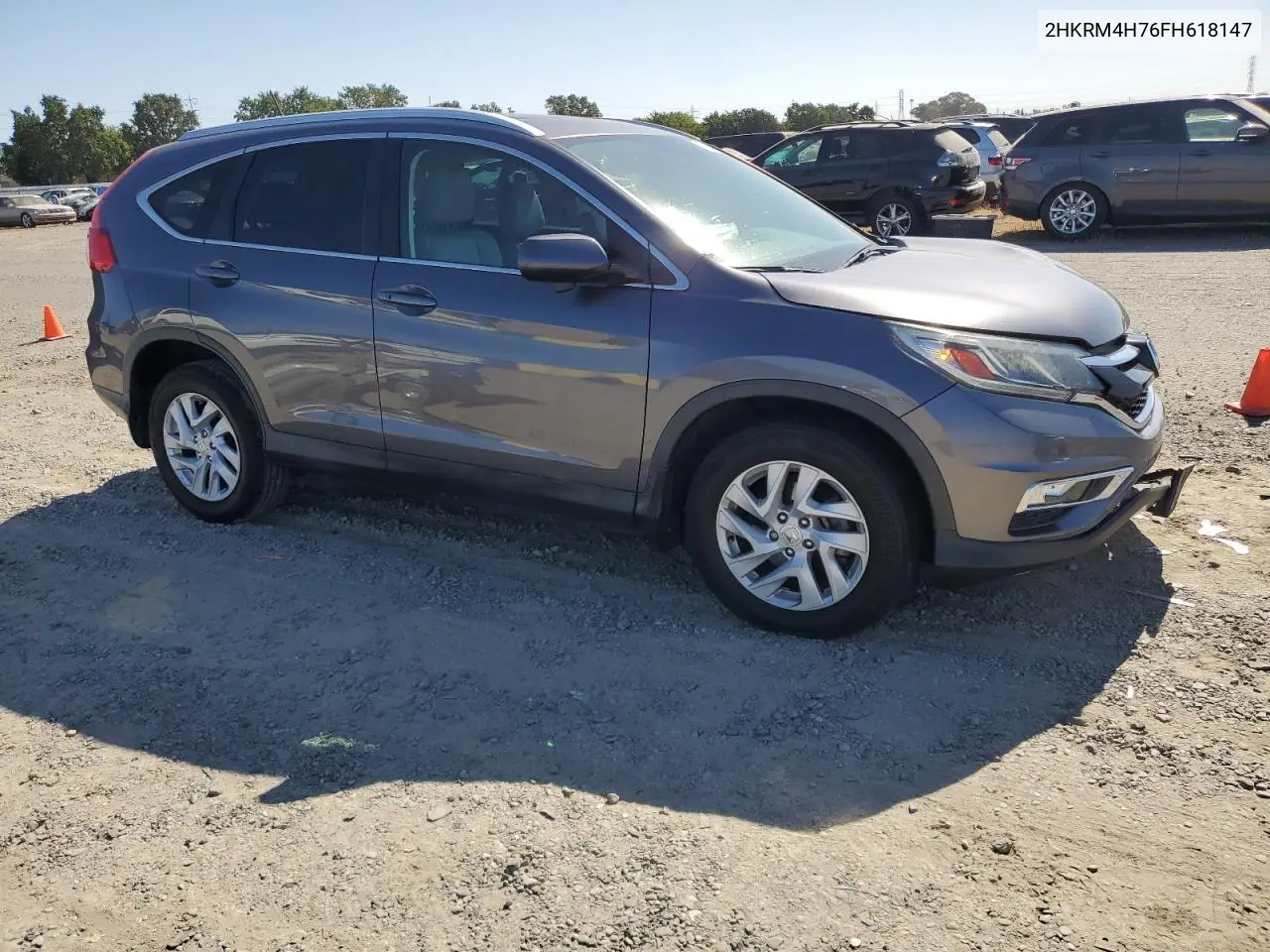 2015 Honda Cr-V Exl VIN: 2HKRM4H76FH618147 Lot: 61294695
