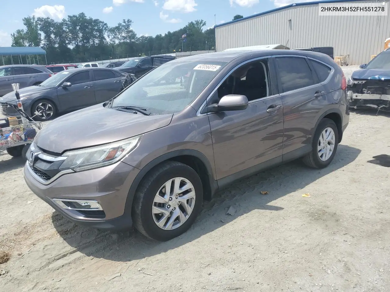 2015 Honda Cr-V Ex VIN: 2HKRM3H52FH551278 Lot: 62056015