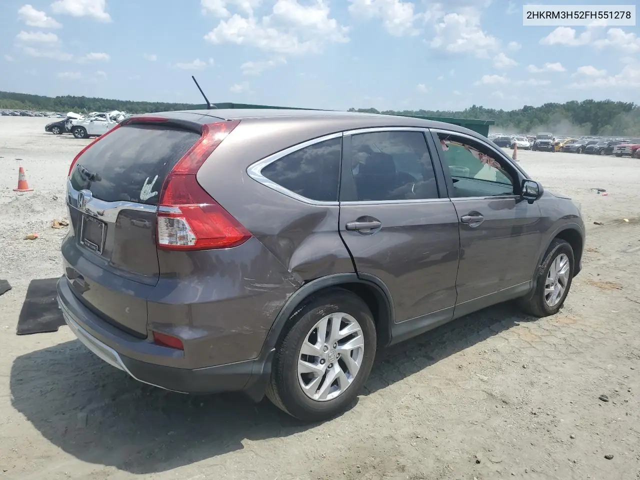 2015 Honda Cr-V Ex VIN: 2HKRM3H52FH551278 Lot: 62056015