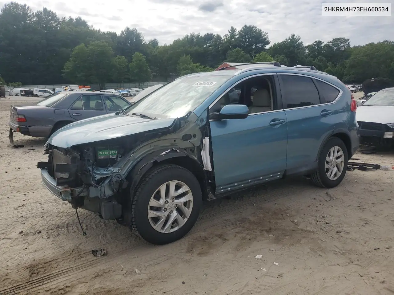 2015 Honda Cr-V Exl VIN: 2HKRM4H73FH660534 Lot: 62505945