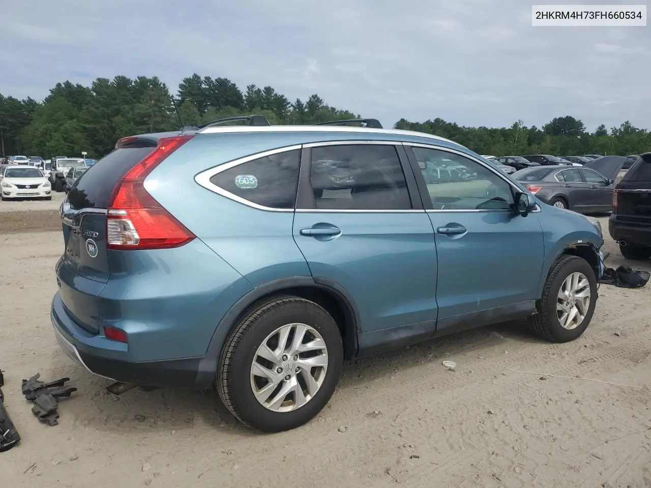 2015 Honda Cr-V Exl VIN: 2HKRM4H73FH660534 Lot: 62505945