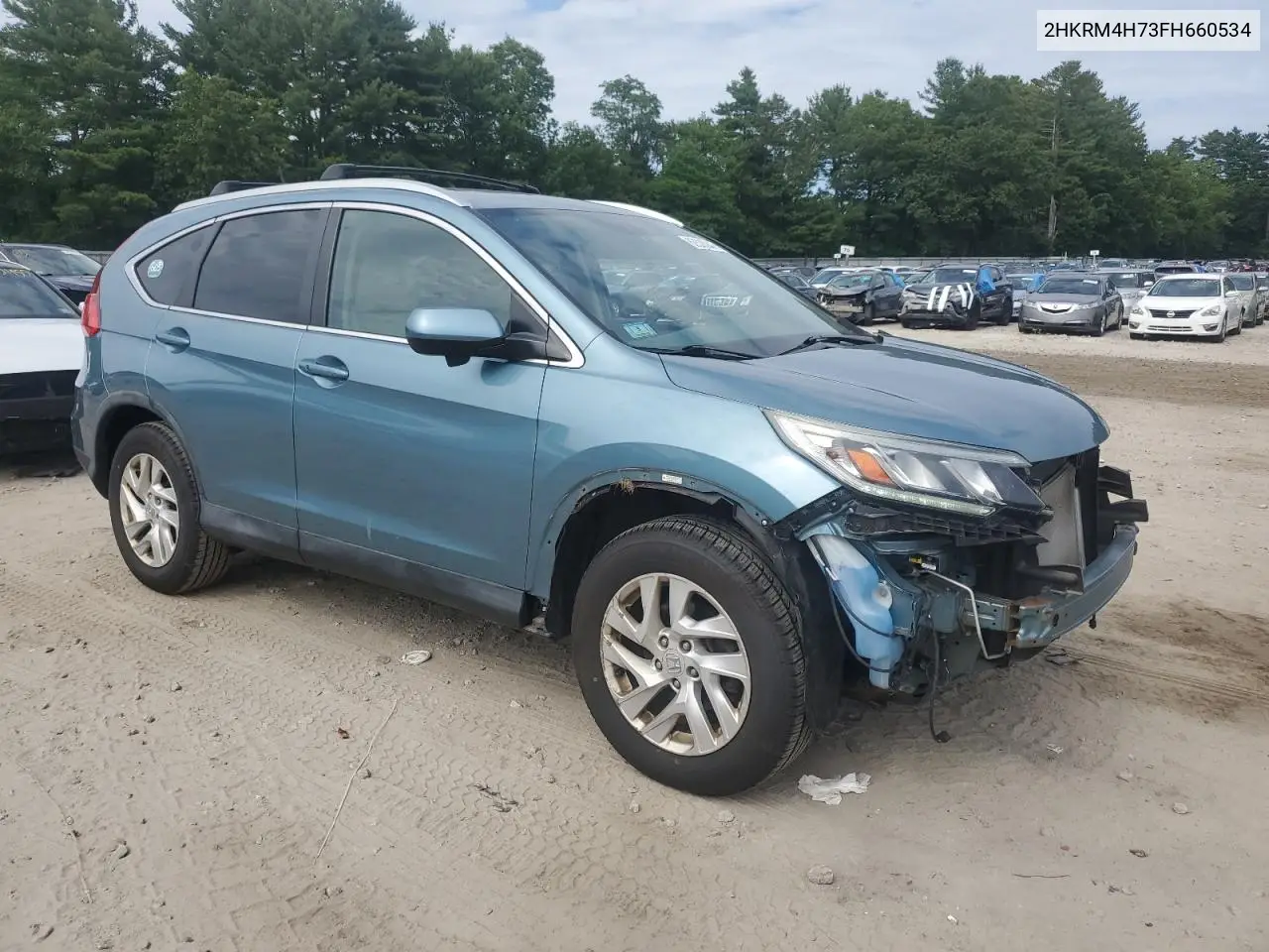 2015 Honda Cr-V Exl VIN: 2HKRM4H73FH660534 Lot: 62505945