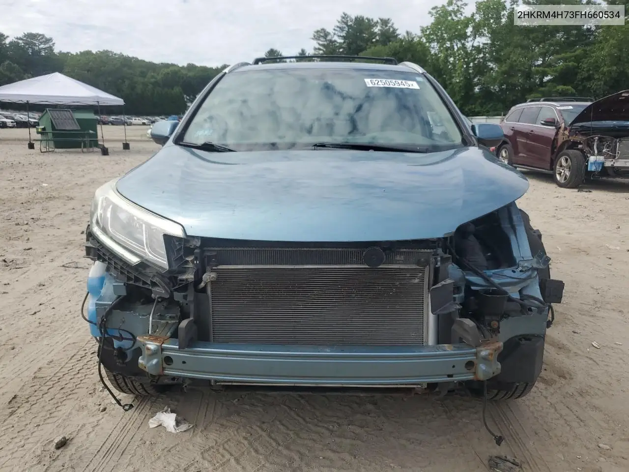 2015 Honda Cr-V Exl VIN: 2HKRM4H73FH660534 Lot: 62505945