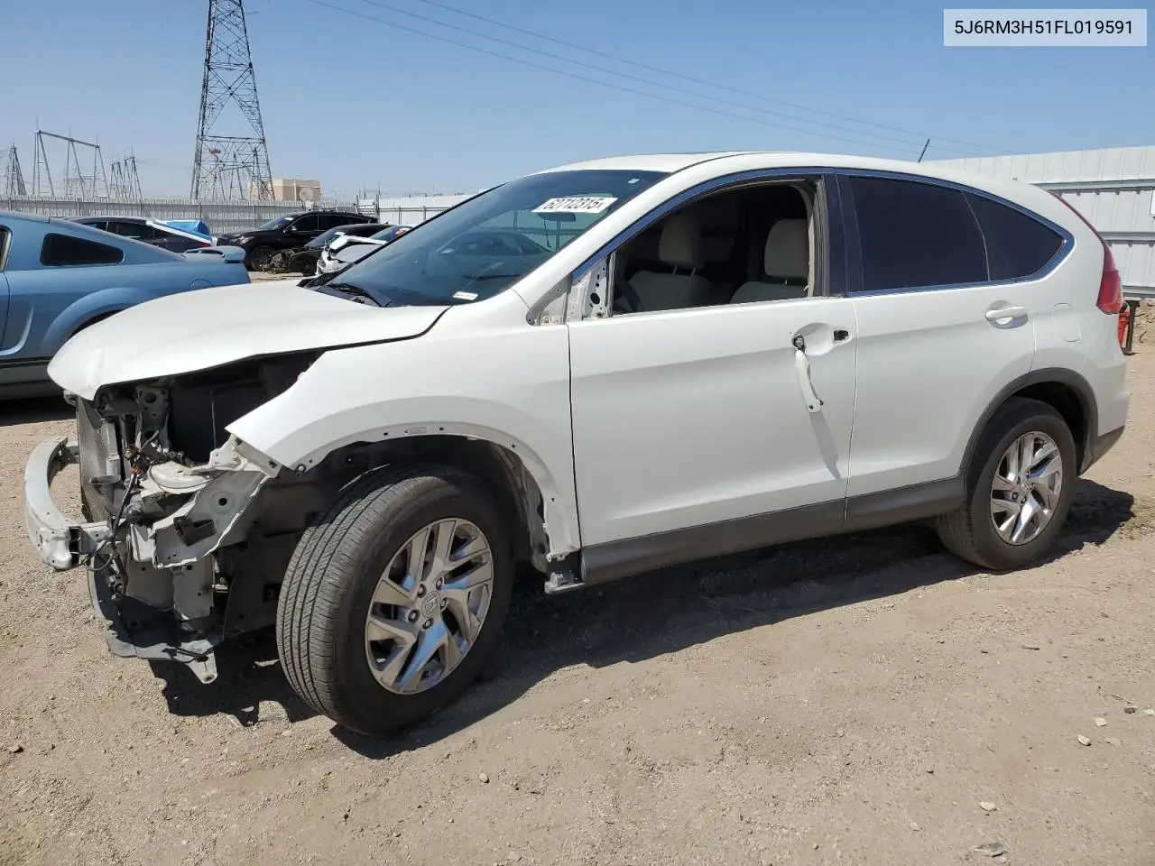 2015 Honda Cr-V Ex VIN: 5J6RM3H51FL019591 Lot: 62712315