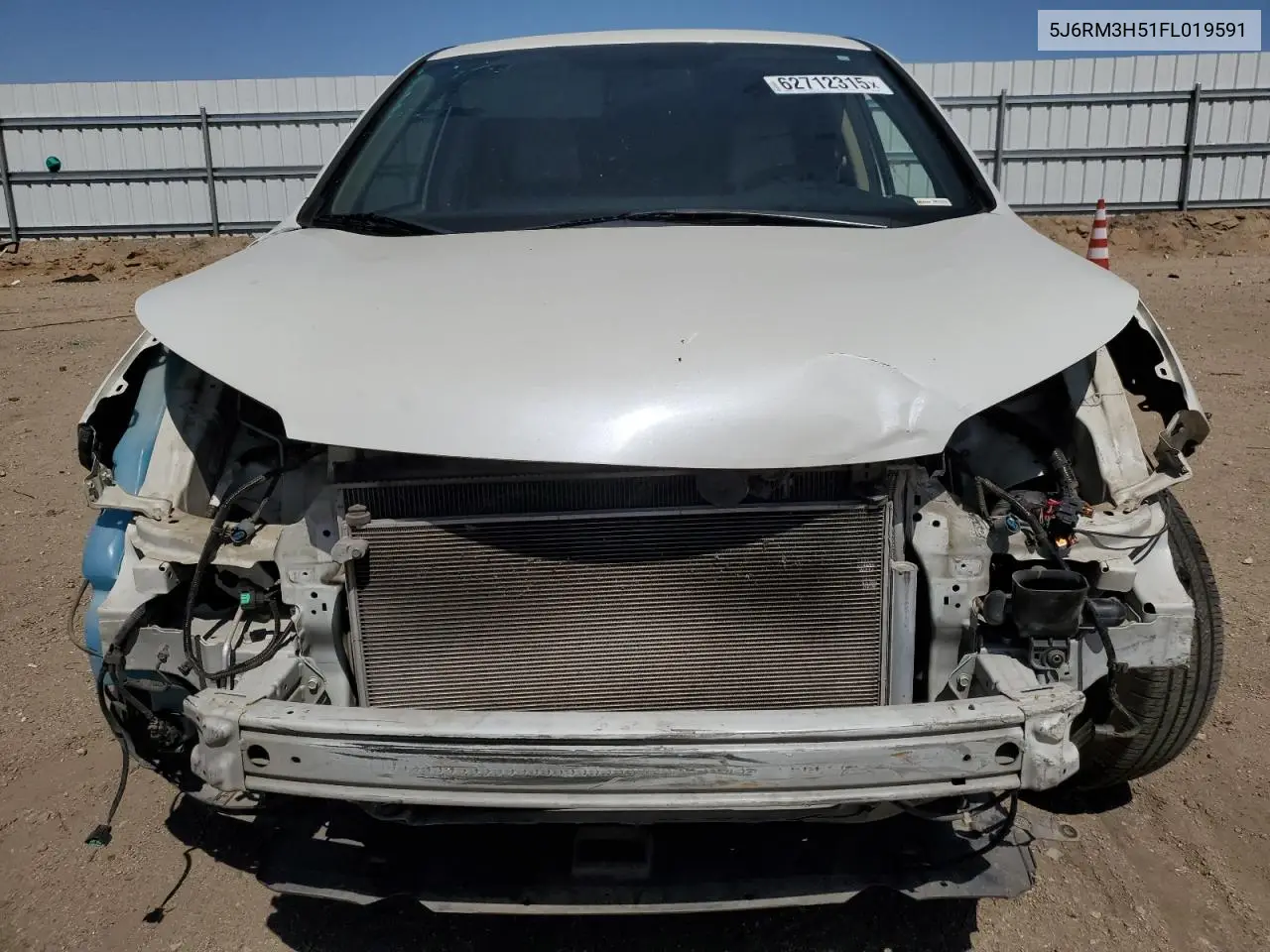 2015 Honda Cr-V Ex VIN: 5J6RM3H51FL019591 Lot: 62712315
