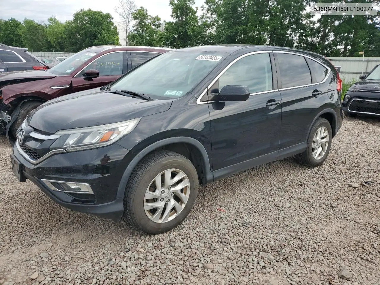 2015 Honda Cr-V Ex VIN: 5J6RM4H59FL100277 Lot: 62723455