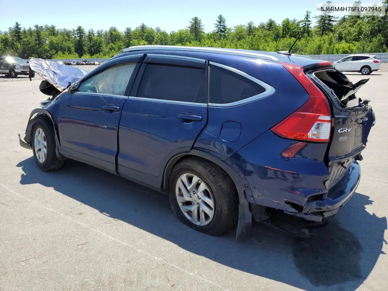 2015 Honda Cr-V Exl VIN: 5J6RM4H75FL097945 Lot: 62728955