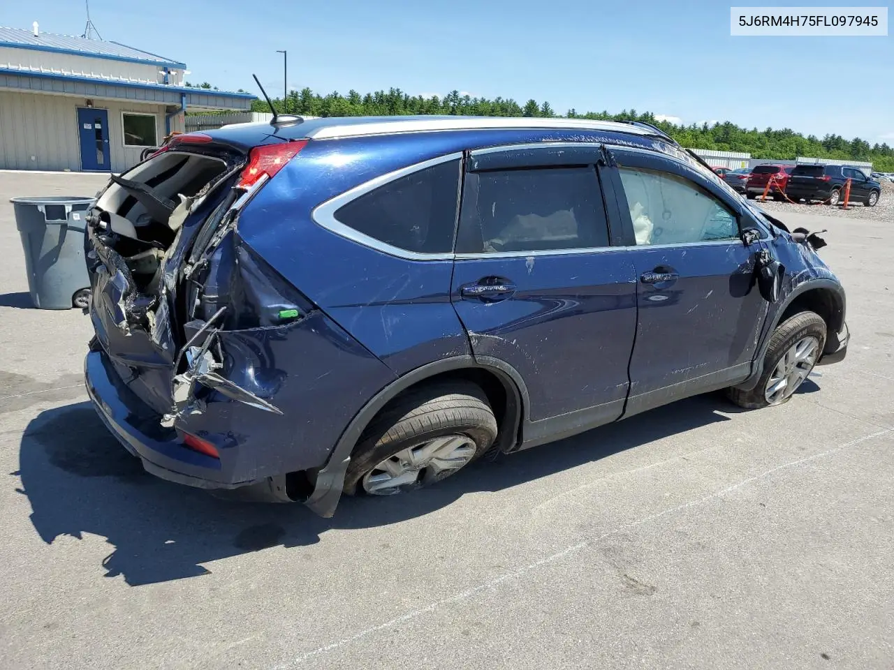 2015 Honda Cr-V Exl VIN: 5J6RM4H75FL097945 Lot: 62728955
