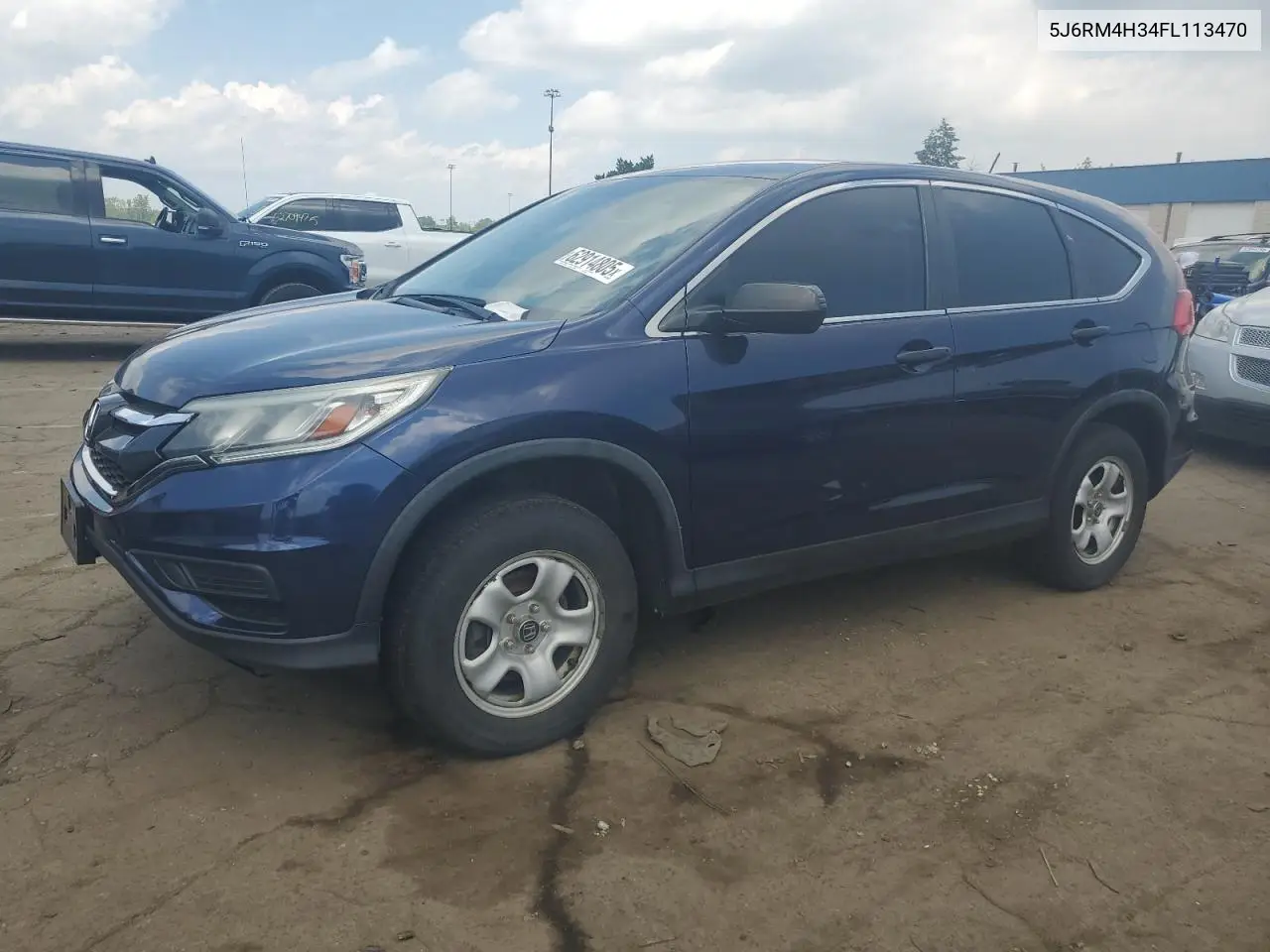 2015 Honda Cr-V Lx VIN: 5J6RM4H34FL113470 Lot: 62914805