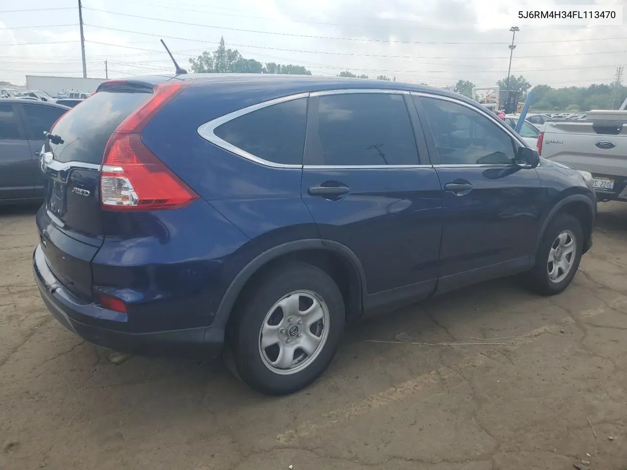 2015 Honda Cr-V Lx VIN: 5J6RM4H34FL113470 Lot: 62914805